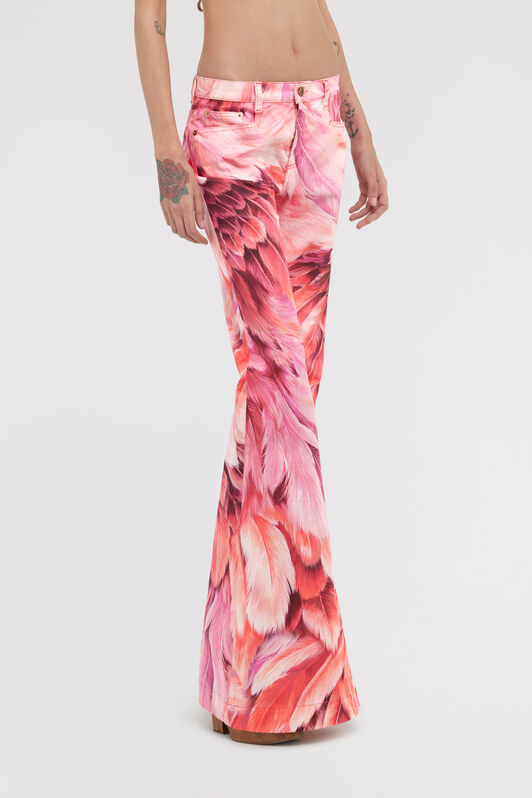 RC Plumage print denim Fucsia SWJ205-DAL71