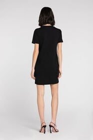JC Just Cavalli Logo-Print Mini Dress BLACK Q61537-Q0440