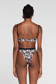 RC Jaguar-print bikini bottoms ROSA QKW00J-LNF54