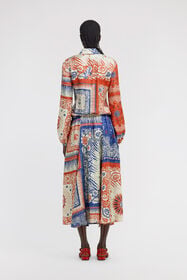 RC Bandana Print Maxi Dress Blue TKT110-4QN05
