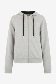 RC Grauer Zip-Hoodie GREY MELANGE TOT66A-CF004