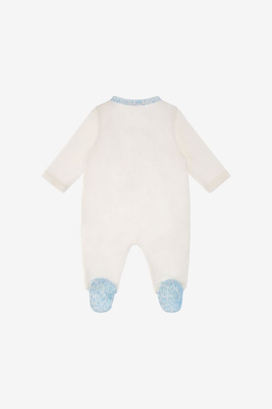JU RC Monogram embroidery babygrow set JU RC Monogram embroidery babygrow set Light blue SJT857-JD001