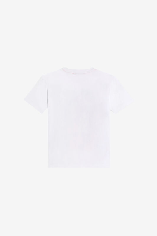 JU Weißes Baumwoll T-Shirt Mit print JU Weißes Baumwoll T-Shirt Mit print OPTICAL WHITE VJT60H-JD001