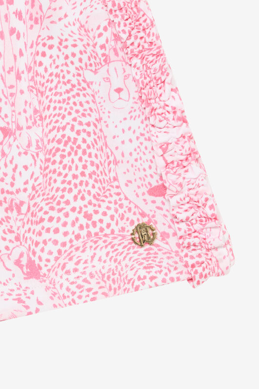 JU Cheetah Print Shorts PINK UJT26A-5OO37