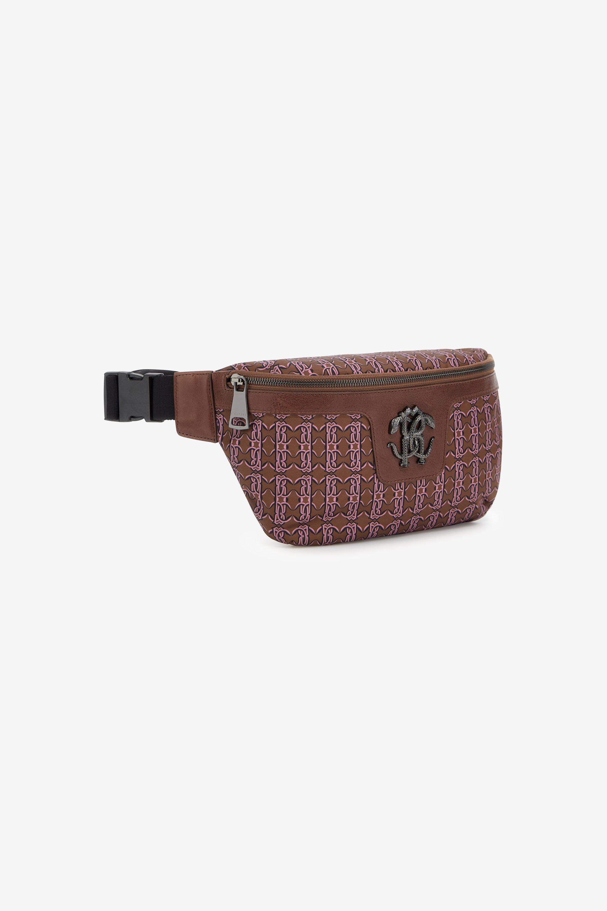 RC Fanny pack with Monogram Mirror Snake RC Fanny pack with Monogram Mirror Snake Marron SRB003-FT169
