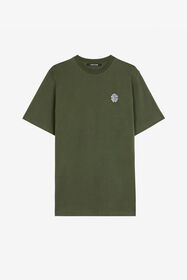 RC T-Shirt mit Mirror Snake-Stickerei WHITE RRT61G-JD060