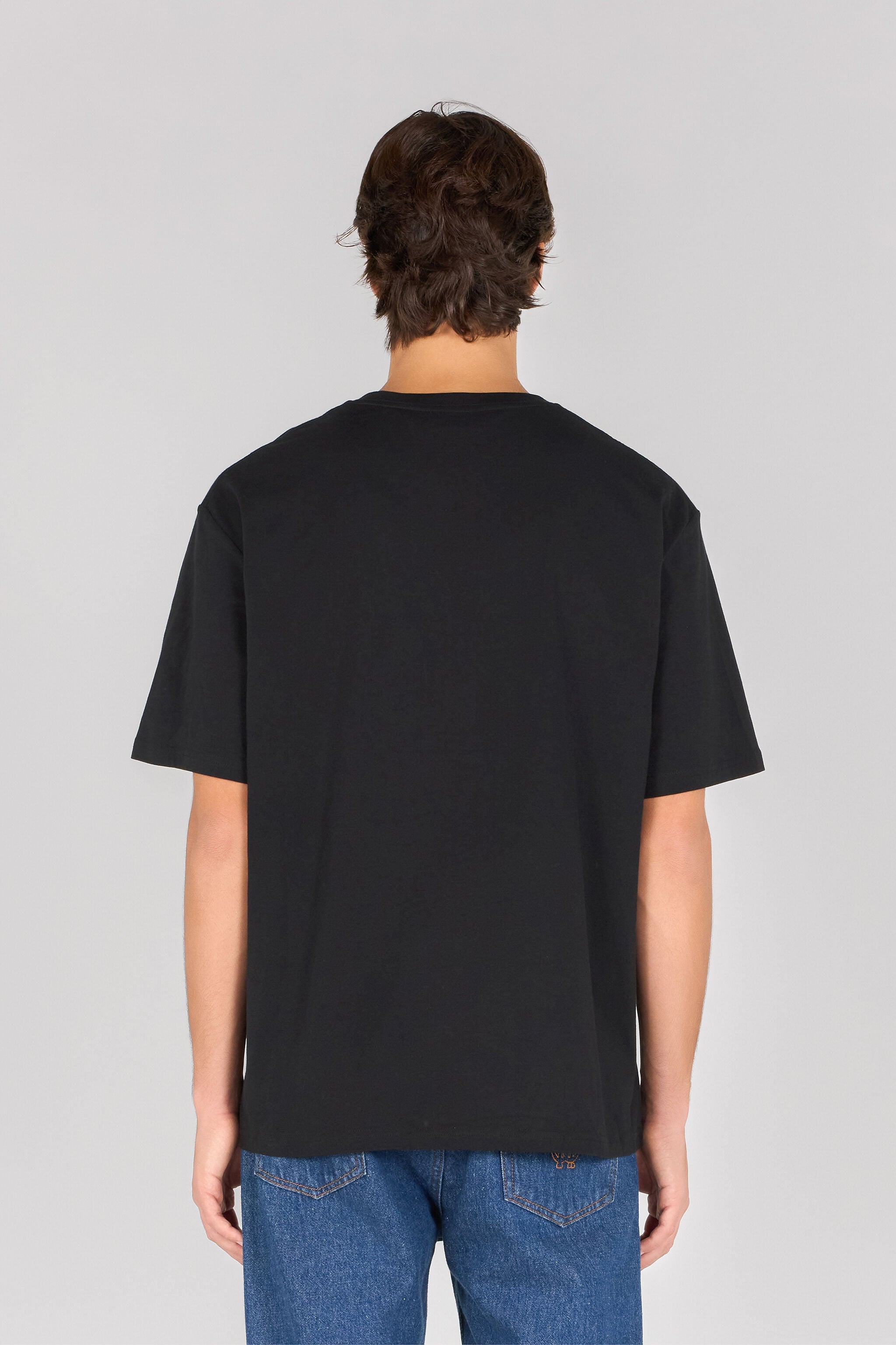 JC Man Cotton T-Shirt JC Man Cotton T-Shirt BLACK RRT916-RR178