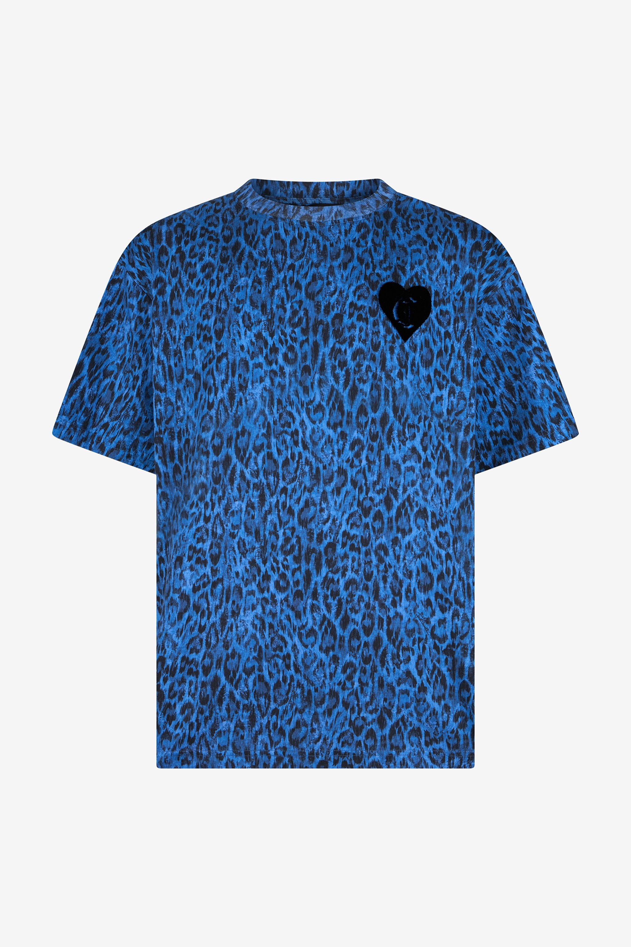 JC Leopard Print T-Shirt JC Leopard Print T-Shirt MAZARINE BLUE VFT036-VF080