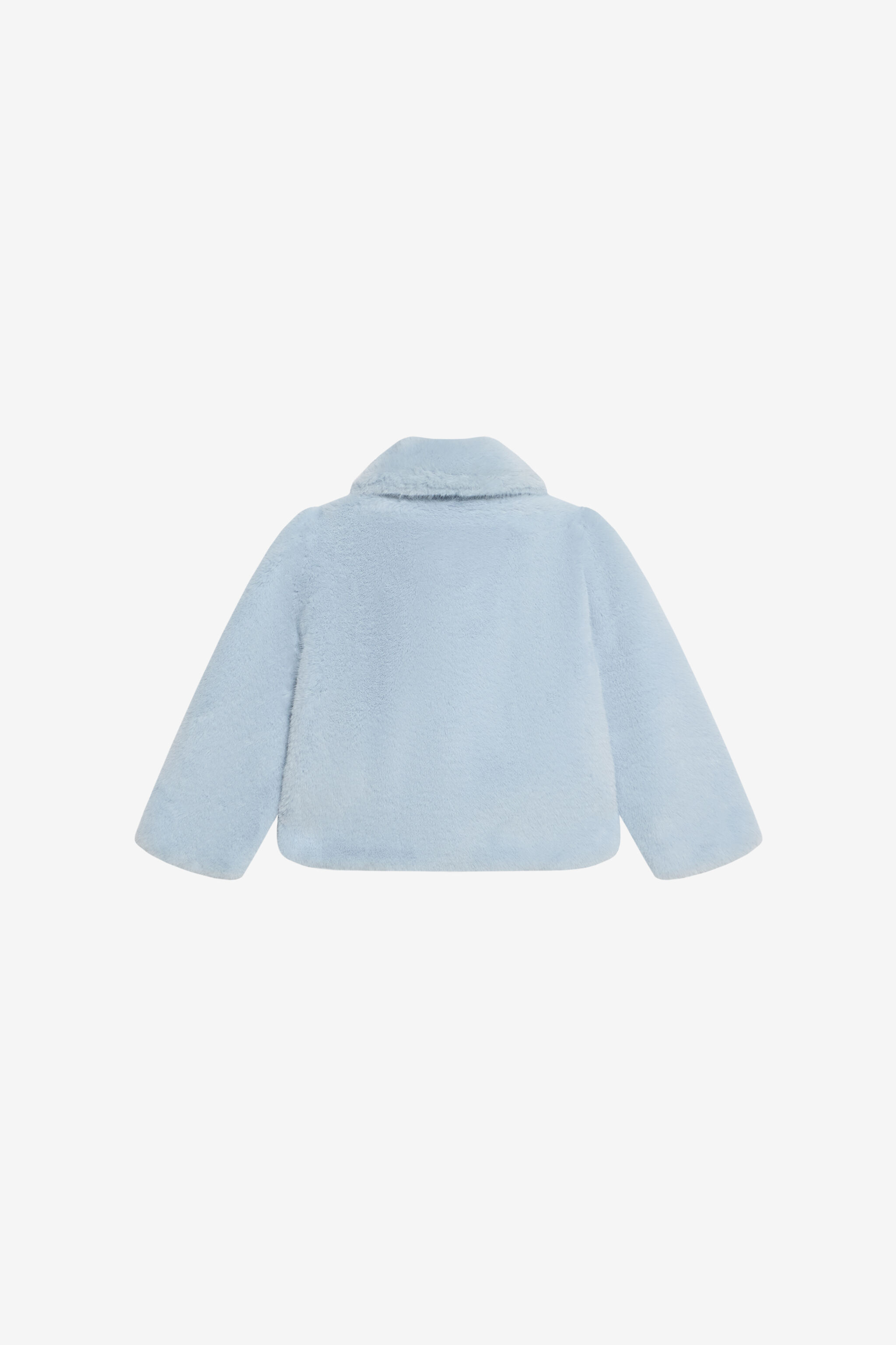 JU Blaue Kunstfelljacke SKYRIDE/GN XJT40S-FT094