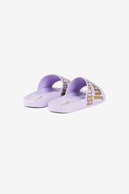 JC Just Cavalli Logo Slides PURPLE Q61673-Q0576