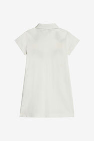 JU Robe En Coton Avec Fleurs Brodées MILKY WHITE UJT10R-KB001