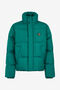 JC Puffer Jacket With JC Monogram JC Puffer Jacket With JC Monogram Green TFT067-TF091