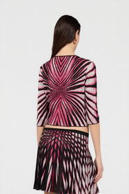 RC Ray Of Paradise Print Cardigan MAGENTA XKM600-MI150