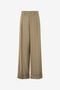 RC Palazzo Pants With Pleat Detail RC Palazzo Pants With Pleat Detail Brown URT245-VI045