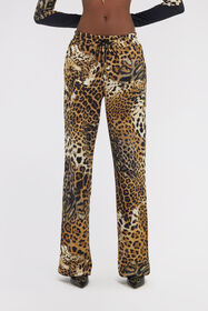 RC Pantaloni con stampa Jaguar Skin Marrone chiaro SKT28A-2OG34