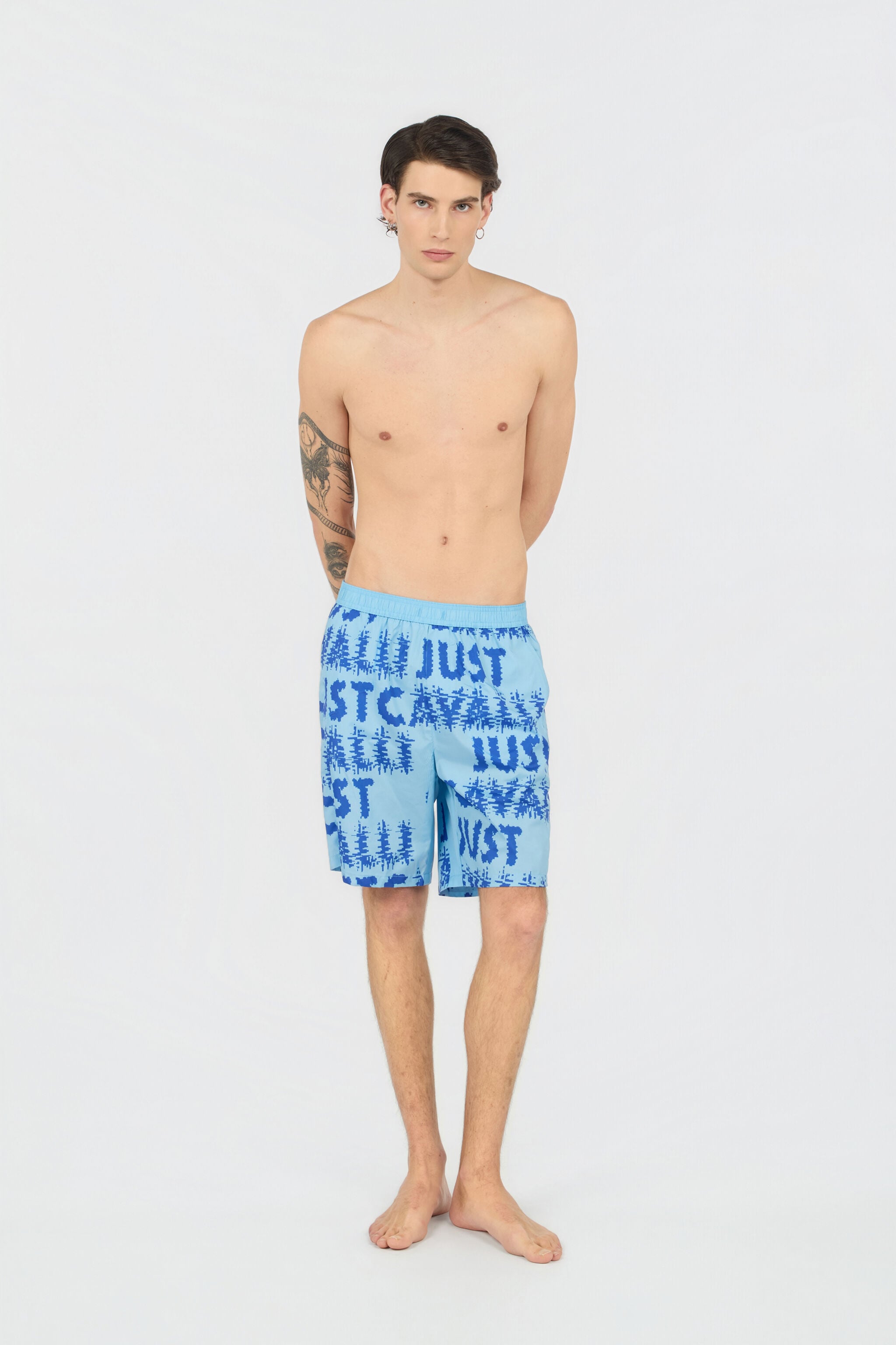 JC Logo JC Print Swimsuit JC Logo JC Print Swimsuit TURCHESE CHIRO WFT136-WF194