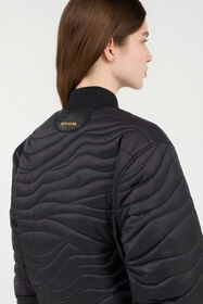 JC Zip Jacket With Quilted Zebra BLACK VFT313-VF463