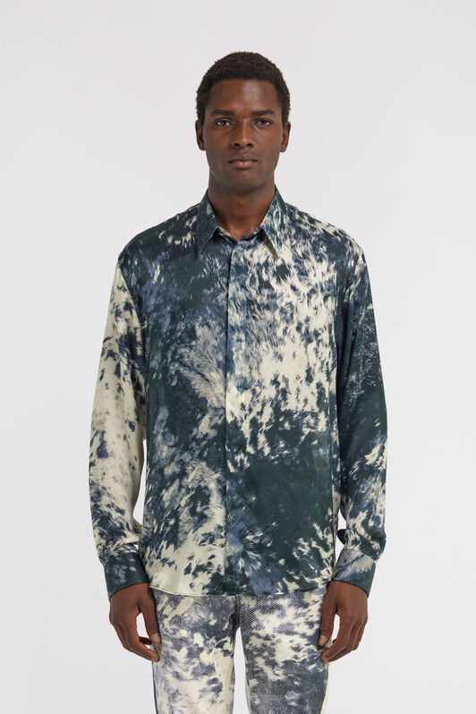 RC Appaloosa Print Shirt Blue TRT713-HGN08