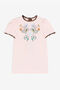 JU RC Monogram Floral-Print Dress JU RC Monogram Floral-Print Dress Pink RJT10F-4G001