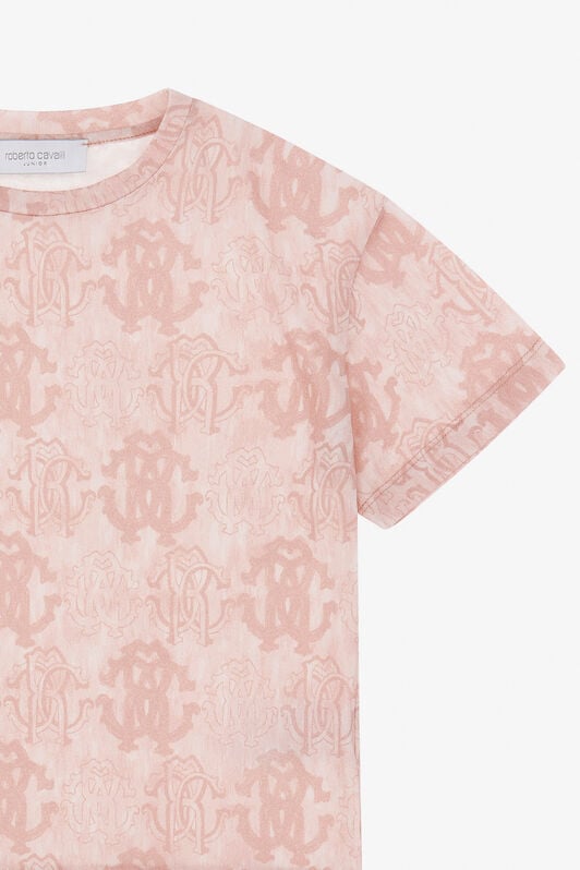 JU Monogram Tee JU Monogram Tee Pink TJT64S-JFM07