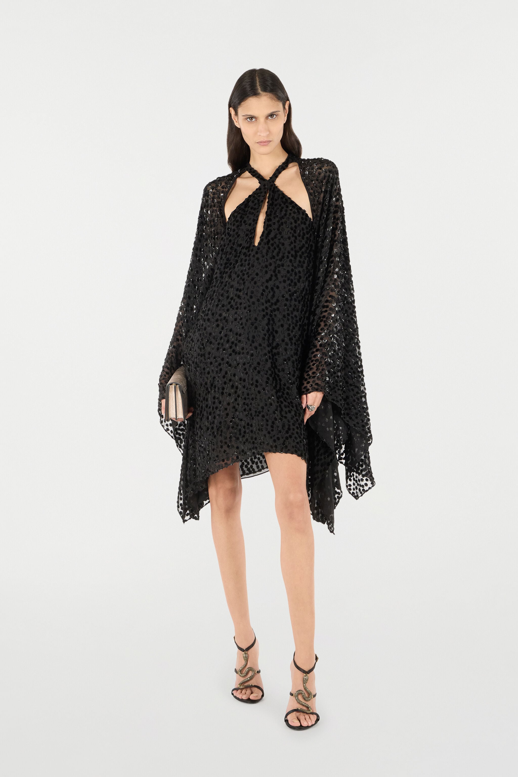 RC Polka-Dot Caftan RC Polka-Dot Caftan Black UKT126-FC004