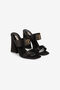RC 120mm logo-plaque slip-on sandals Black QKS700-SE126