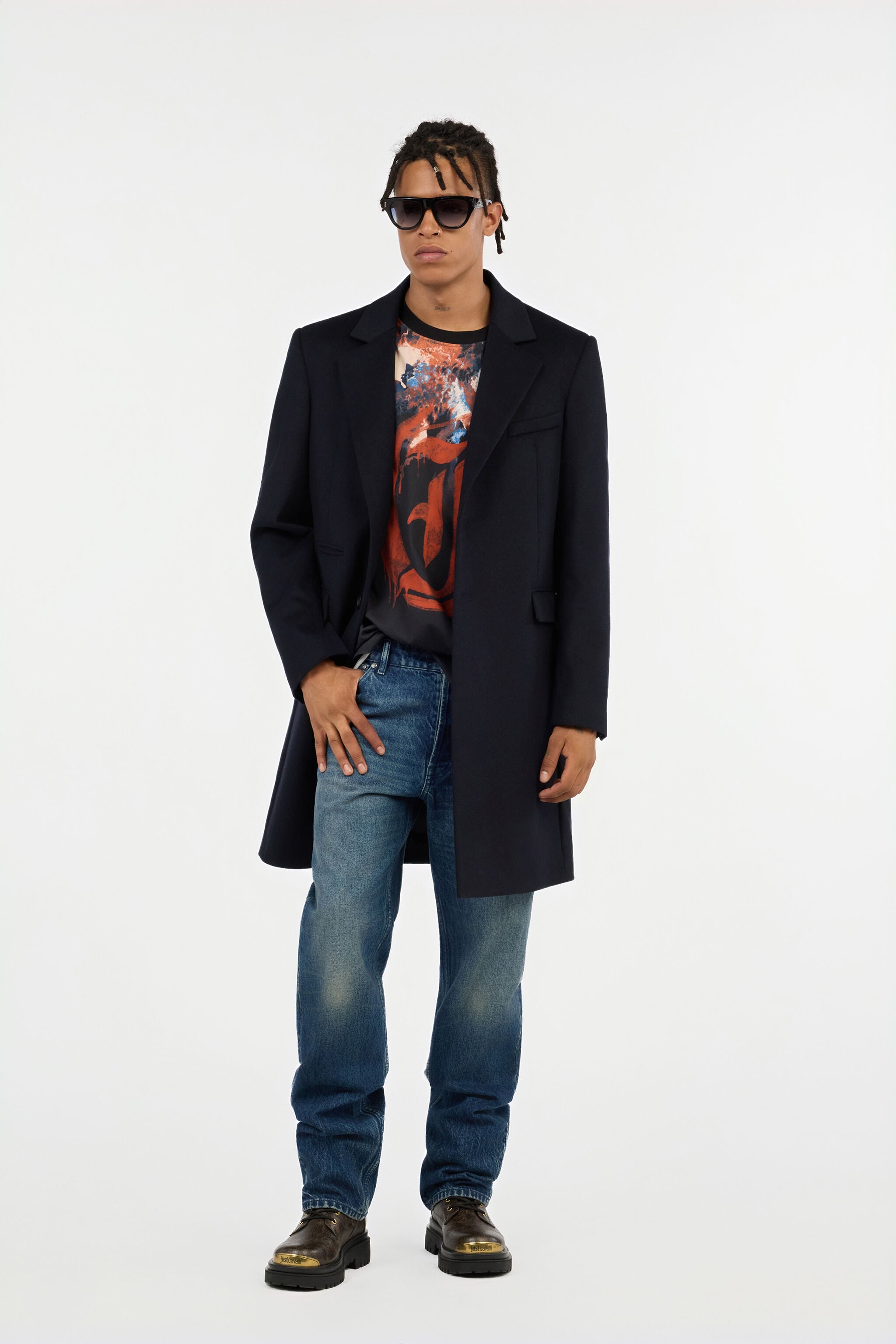 JC Manteau Noir JC Manteau Noir CHICORY BLU VFT128-VF194