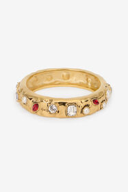 RC Bracciale Oro RUBY/AQUAMARIN/IVORY WQG019-AM127