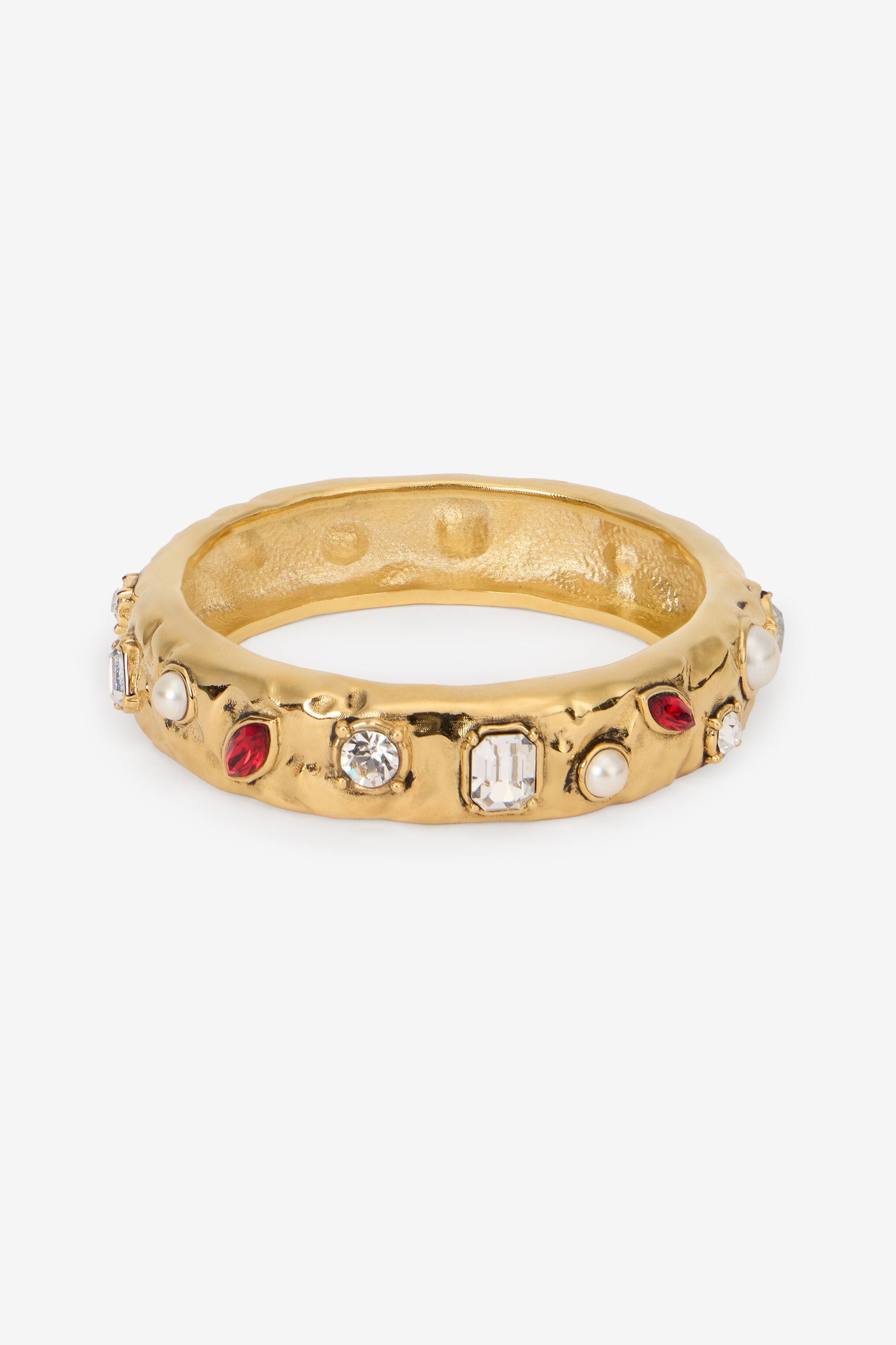 RC Bracelet Or RC Bracelet Or RUBY/AQUAMARIN/IVORY WQG019-AM127