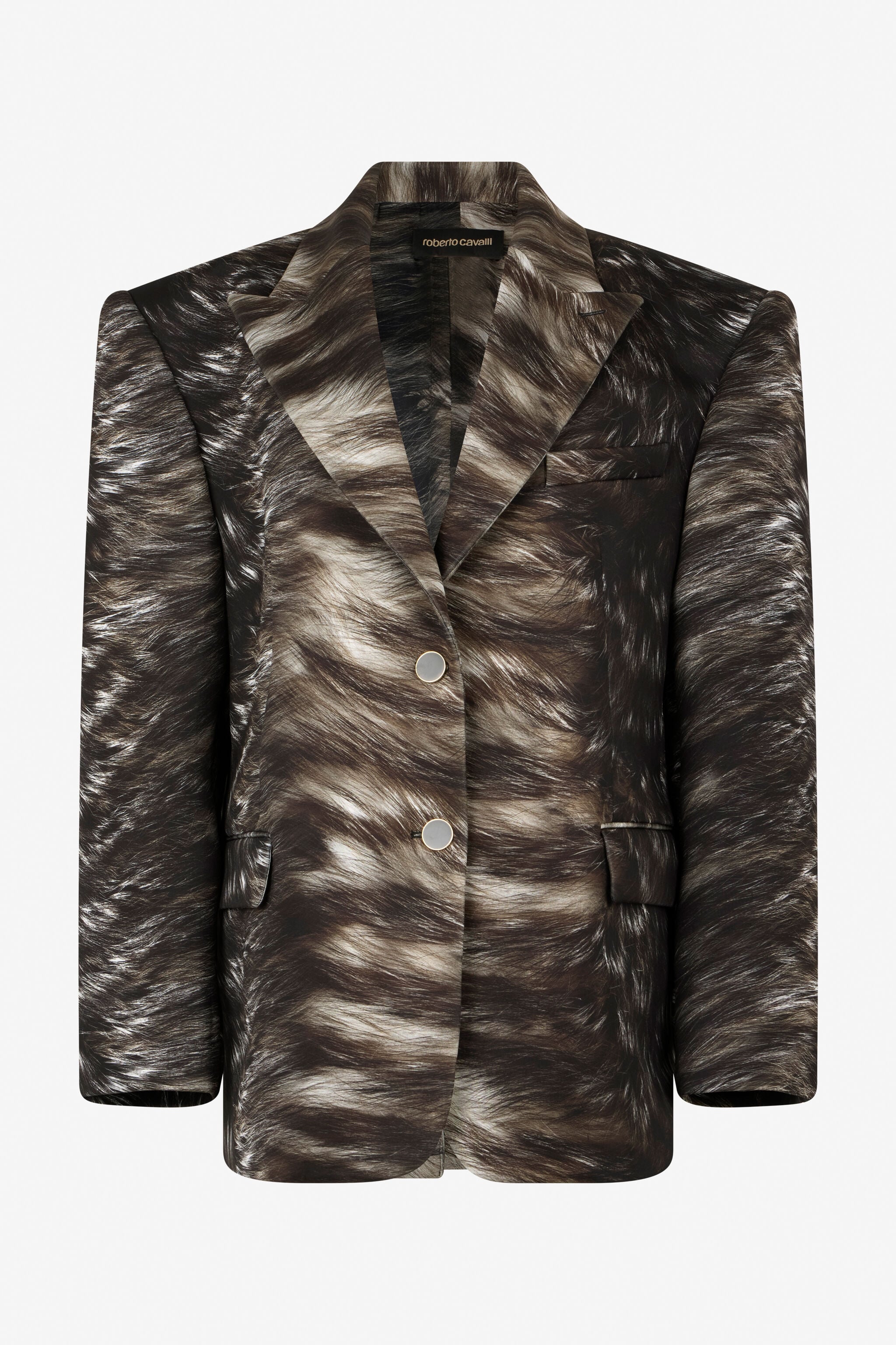 RC Giacca Con Stampa Silver Fur RC Giacca Con Stampa Silver Fur BLACK/BEIGE XWT400-NVT79
