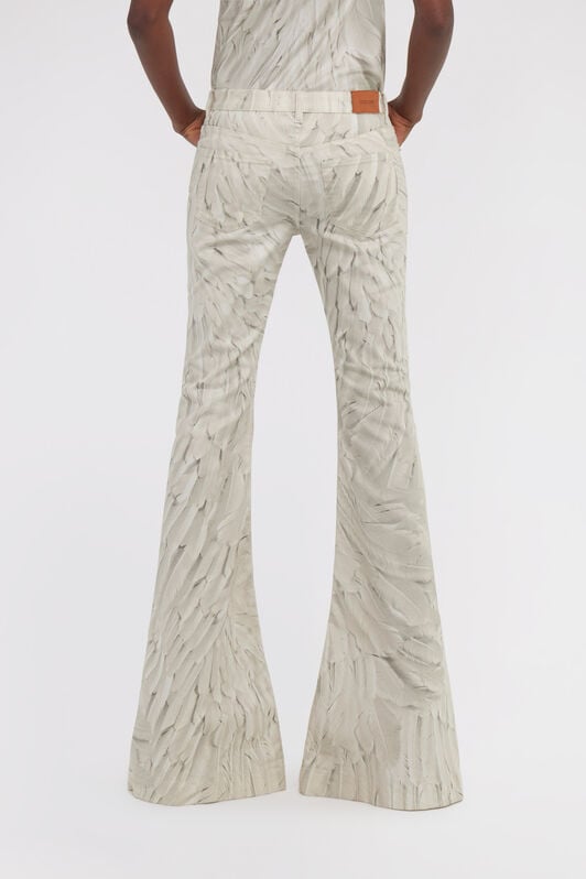 RC Plumage print denim RC Plumage print denim White SWJ205-DAL74