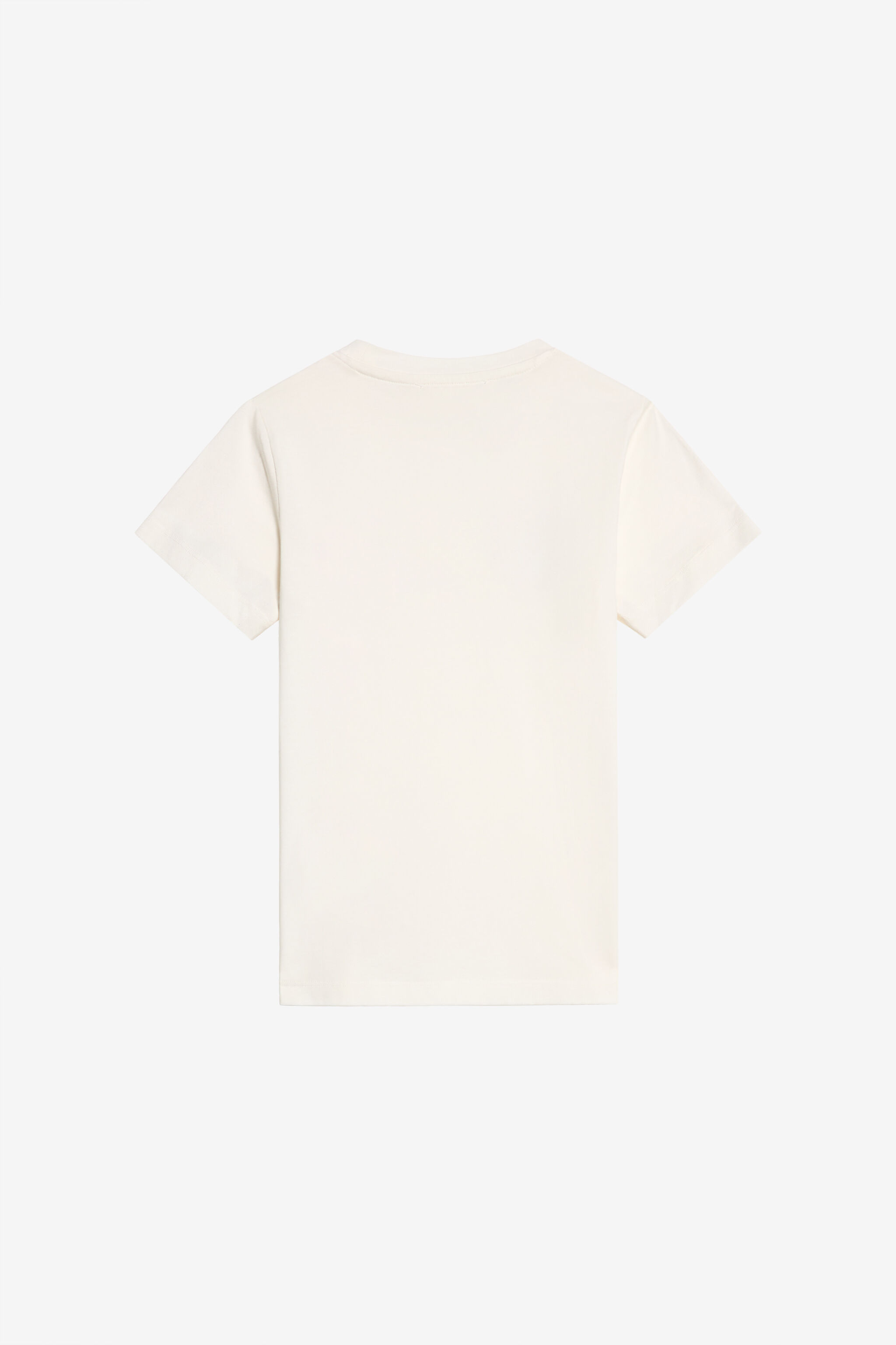 JC T-Shirt with Rhinestone Logo MARSHMALLOW XFT63Q-JD005