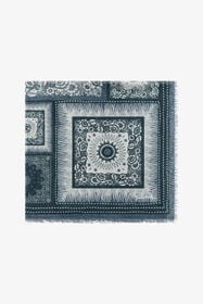 RC Châle Avec Motif Zèbre Et Logo Bleu TALR26-IR043