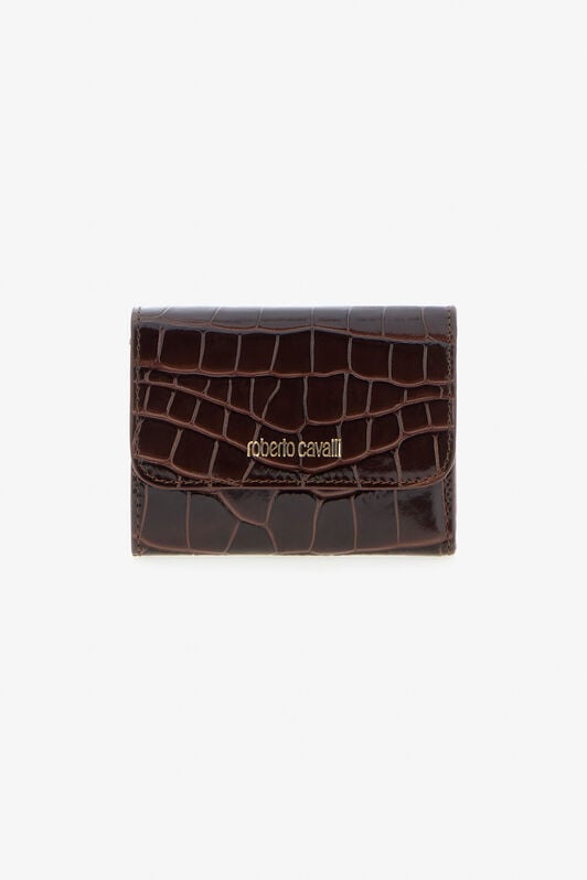 RC Portefeuille avec imprimé crocodile RC Portefeuille avec imprimé crocodile Marron TKA002-PZ975