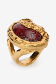 RC Golden Cocktail Ring With Ruby Stone RC Golden Cocktail Ring With Ruby Stone ORO/RUBINO VWG003-AM081