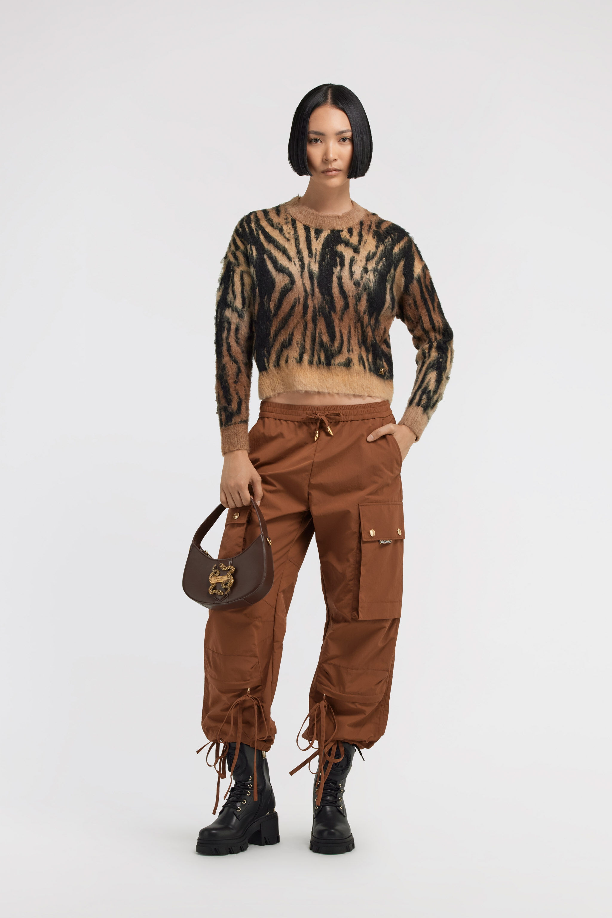 JC Just Cavalli Pants JC Just Cavalli Pants Brown TFT089-TF119