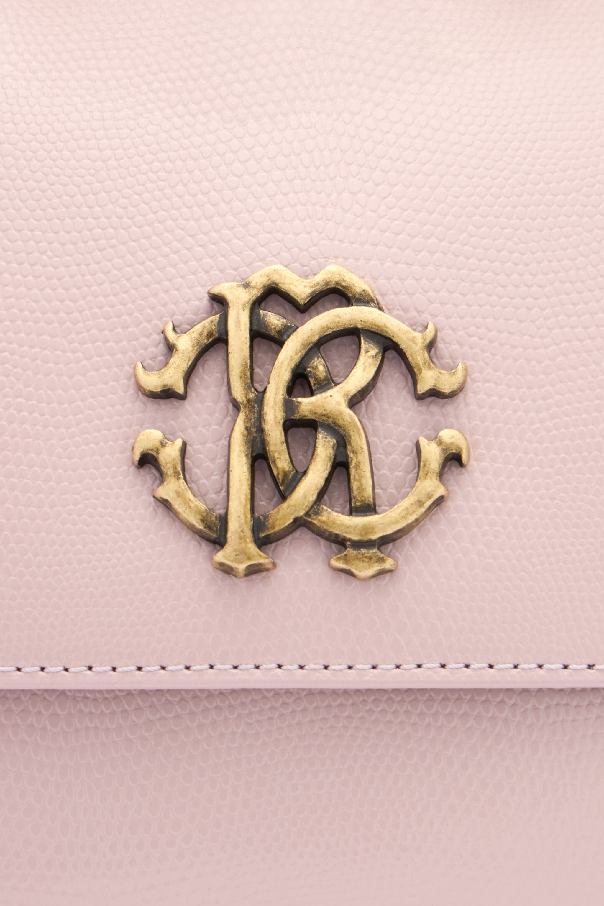 Handbag with Monogram RC in Pink for Women | Roberto Cavalli®
