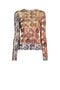 RC Top mit Stripes & Coins Print RC Top mit Stripes & Coins Print TERRACOTTA/TAN IWT609-7HR40