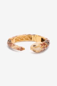RC Bracelet Rigide Avec Serpent RC Bracelet Rigide Avec Serpent Marron UKG021-AM021