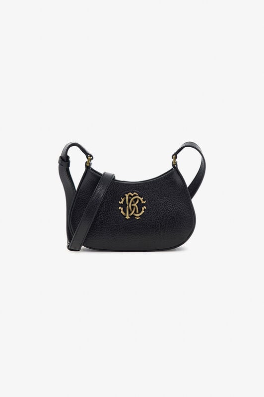 RC Black Shoulder Bag With Monogram RC RC Black Shoulder Bag With Monogram RC Black OOB00F-PZA12