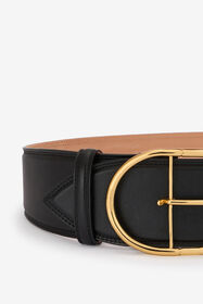 RC Ceinture Profilée En Cuir Noir TWC003-PZ172