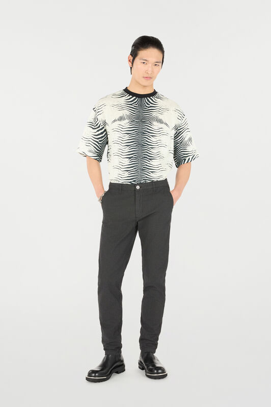 RC Pantalon En Coton Stretch Noir POT20A-DJ001
