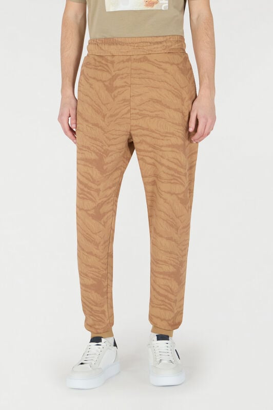 RC Tiger Skin Print Joggers RC Tiger Skin Print Joggers BEIGE OOT20B-5OO65