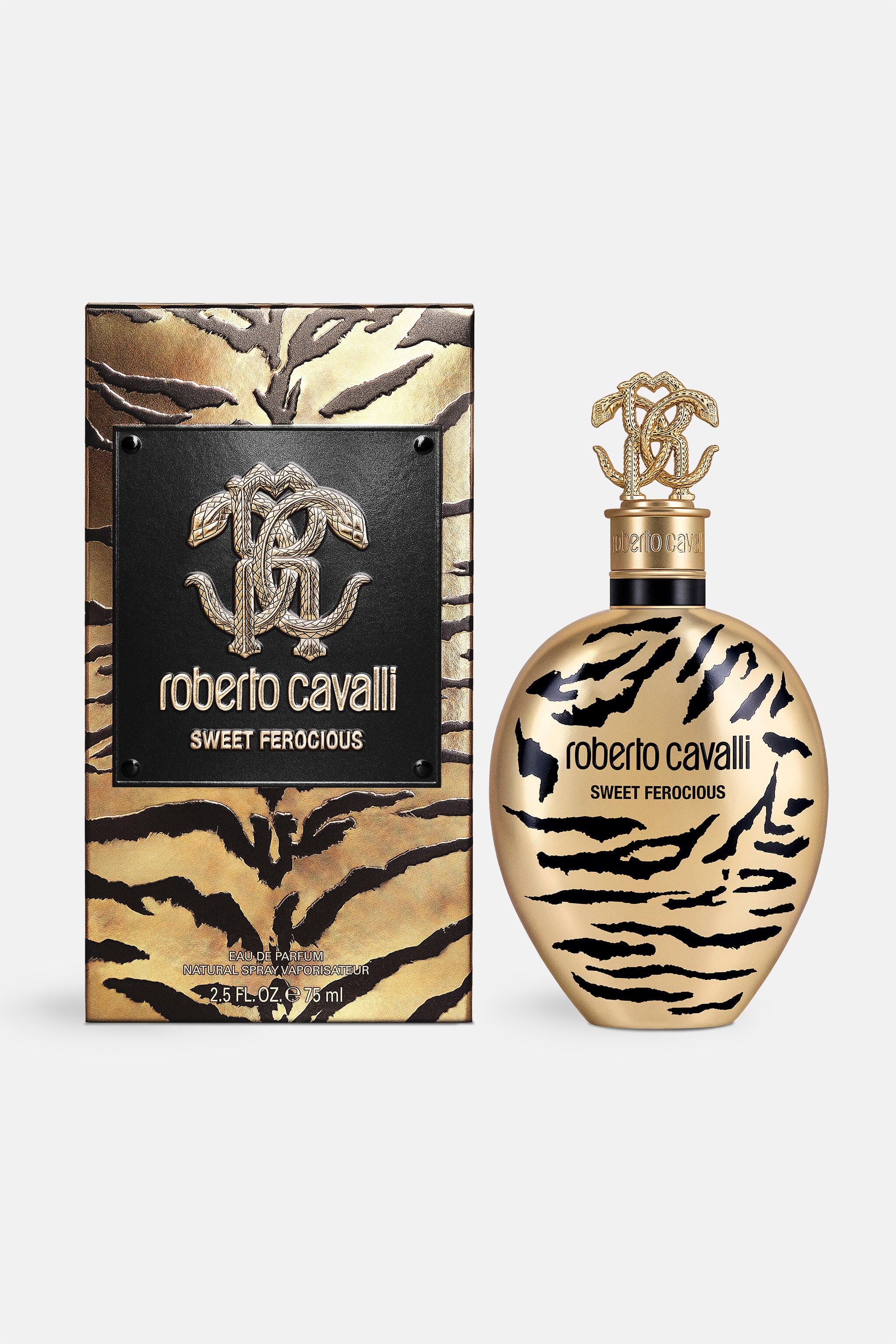 ROBERTO CAVALLI SWEET FEROCIOUS EAU DE PARFUM 75 ML in Gold for