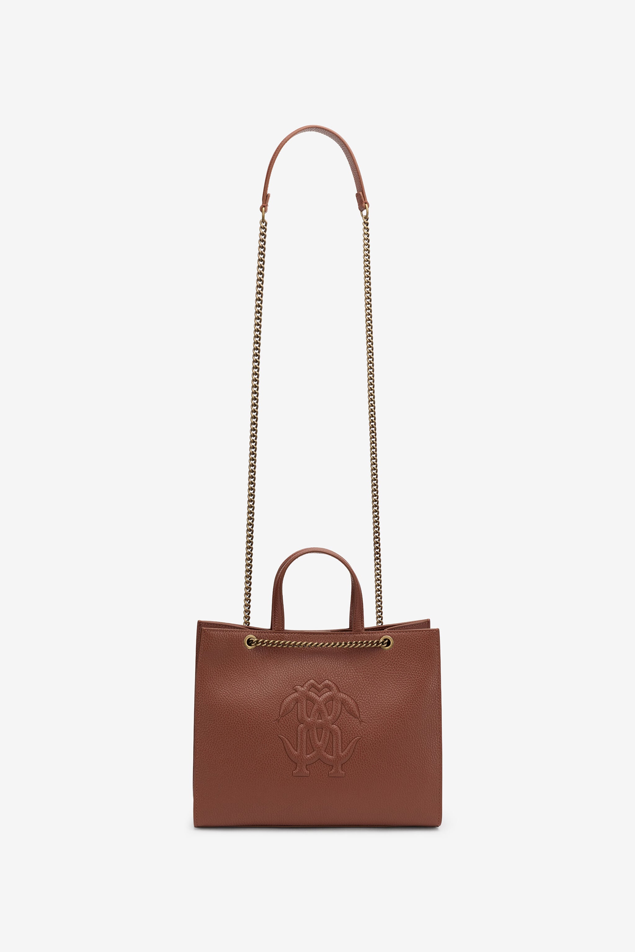 RC Brown Leather Monogram RC Shoulder Bag RC Brown Leather Monogram RC Shoulder Bag BRUCIATO ROB00K-PZ098