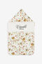 JU Floral-Print Baby Nest White OJT829-XKC78