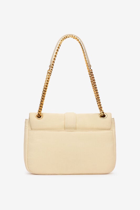 JC Shoulder Bag With Matching Mirror Snake JC Shoulder Bag With Matching Mirror Snake Ivory UFB053-UF422