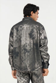 RC Monogram Print Shirt BLACK WRJ700-DN012