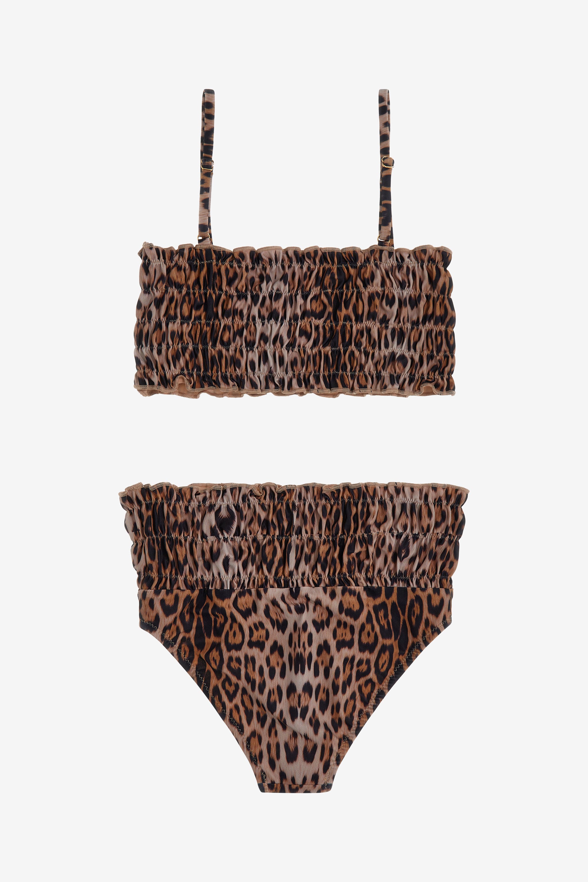 JU Leopard Print Kids Bikini Set JU Leopard Print Kids Bikini Set Light brown SJW001-HVF65