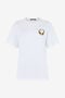 RC T-shirt en coton avec tigres WHITE WQT62B-JD028